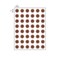 Nevs 1/4" Color Coding Dots Brown Sheet Form DOT-14M Brown - alternate 2